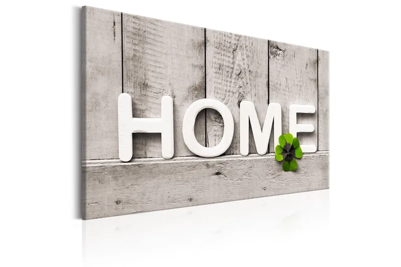 Tavla Happy Home 120x80 - Artgeist sp. z o. o. - Inredning - Tavlor & konst - Canvastavlor