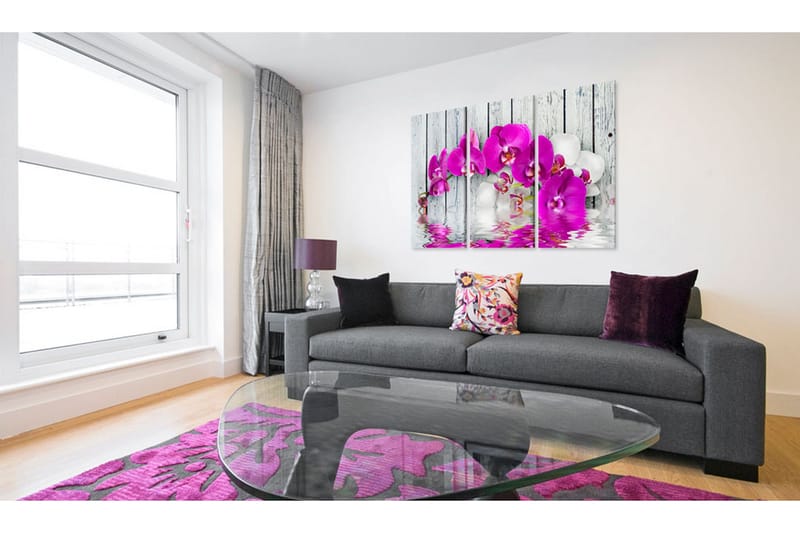 Tavla Harmony Orchid Triptych 60x40 - Artgeist sp. z o. o. - Inredning - Tavlor & konst - Canvastavlor