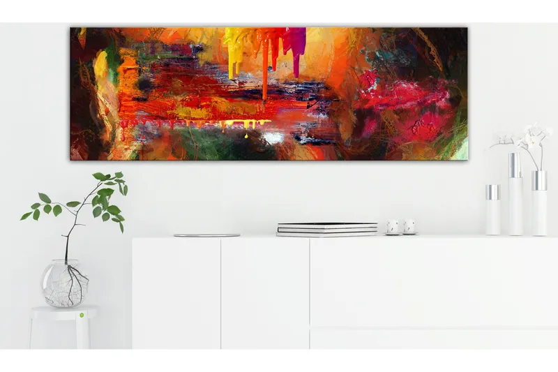 Tavla Hell (1 Part) Narrow 135x45 - Inredning - Tavlor & konst - Canvastavlor