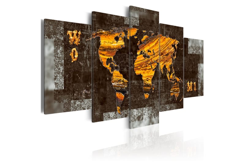 Tavla Hidden Treasure World Map 200x100, Artgeist sp. z o. o.