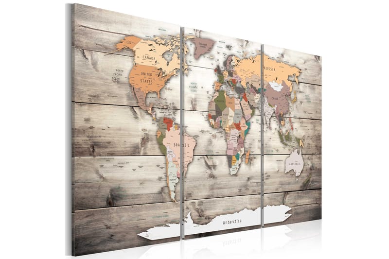 Tavla History Of Travel 90x60 - Artgeist sp. z o. o. - Inredning - Tavlor & konst - Canvastavlor
