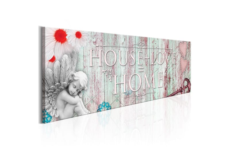 Tavla Home House + Love 150x50, Artgeist sp. z o. o.