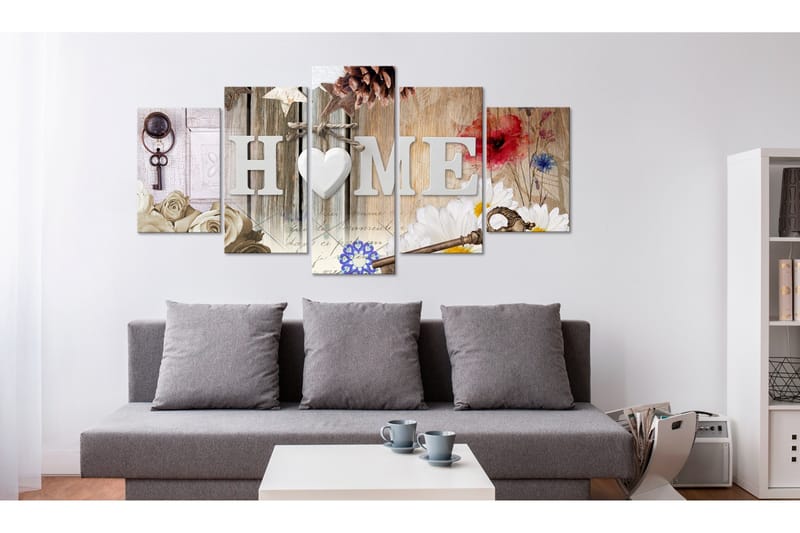 Tavla Home Range Of Variety 200x100 - Artgeist sp. z o. o. - Inredning - Tavlor & konst - Canvastavlor