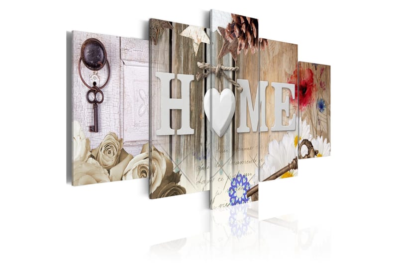 Tavla Home Range Of Variety 200x100 - Artgeist sp. z o. o. - Inredning - Tavlor & konst - Canvastavlor