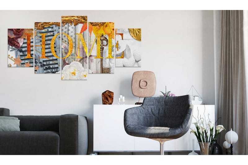 Tavla Home Variety 100x50 - Artgeist sp. z o. o. - Inredning - Tavlor & konst - Canvastavlor