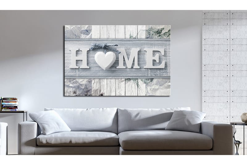 Tavla Home: Winter House 90x60 - Artgeist sp. z o. o. - Inredning - Tavlor & konst - Canvastavlor