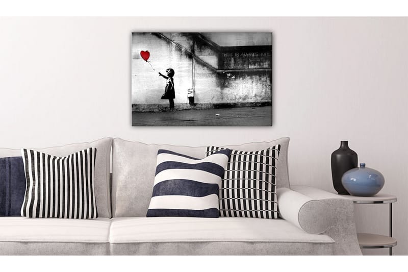 Tavla Hope Banksy 60x40 - Artgeist sp. z o. o. - Inredning - Tavlor & konst - Canvastavlor