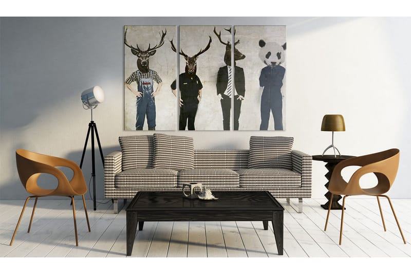 Tavla Humans Are Also Animals 60x40 - Artgeist sp. z o. o. - Inredning - Tavlor & konst - Canvastavlor