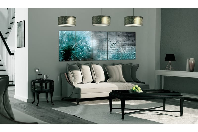 Tavla Ice Dandelion 225x90 - Artgeist sp. z o. o. - Inredning - Tavlor & konst - Canvastavlor