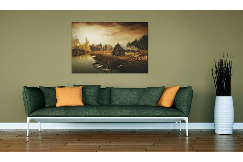 Tavla Idyllic Village 90x60 - Artgeist sp. z o. o. - Inredning - Tavlor & konst - Canvastavlor