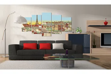 Tavla Idyllic Parisian Picture 100x50 - Artgeist sp. z o. o. - Inredning - Tavlor & konst - Canvastavlor