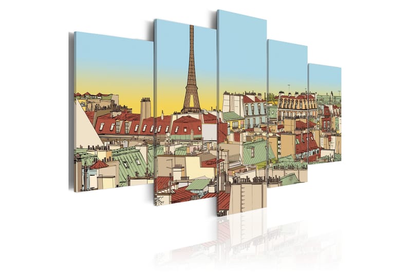 Tavla Idyllic Parisian Picture 100x50, Artgeist sp. z o. o.
