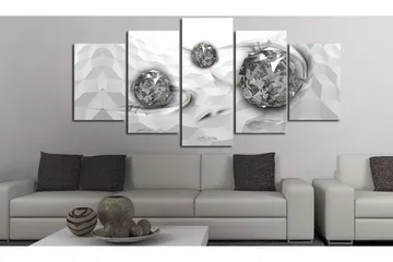 Tavla Immersed Silver 100x50 - Artgeist sp. z o. o. - Inredning - Tavlor & konst - Canvastavlor
