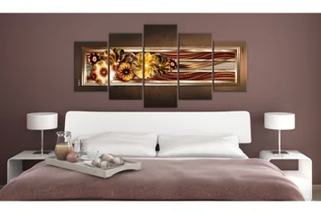 Tavla In Golden Waves 200x100 - Artgeist sp. z o. o. - Inredning - Tavlor & konst - Canvastavlor