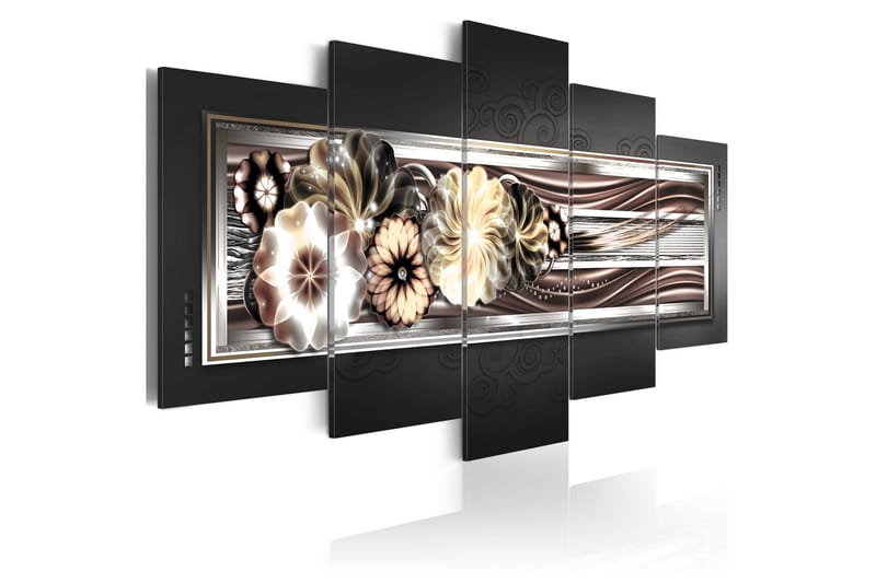 Tavla In Platinum Waves 100x50, Artgeist sp. z o. o.