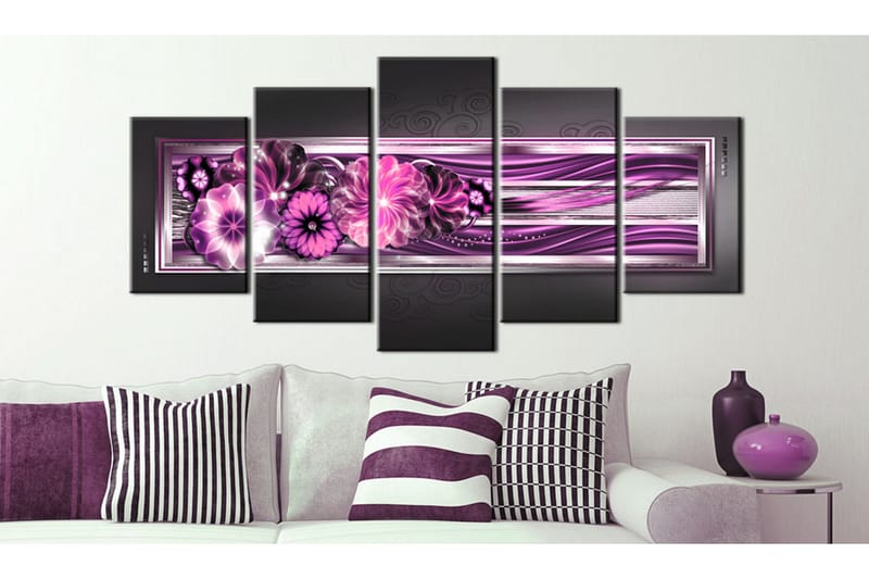Tavla In Pink Waves 100x50 - Artgeist sp. z o. o. - Inredning - Tavlor & konst - Canvastavlor