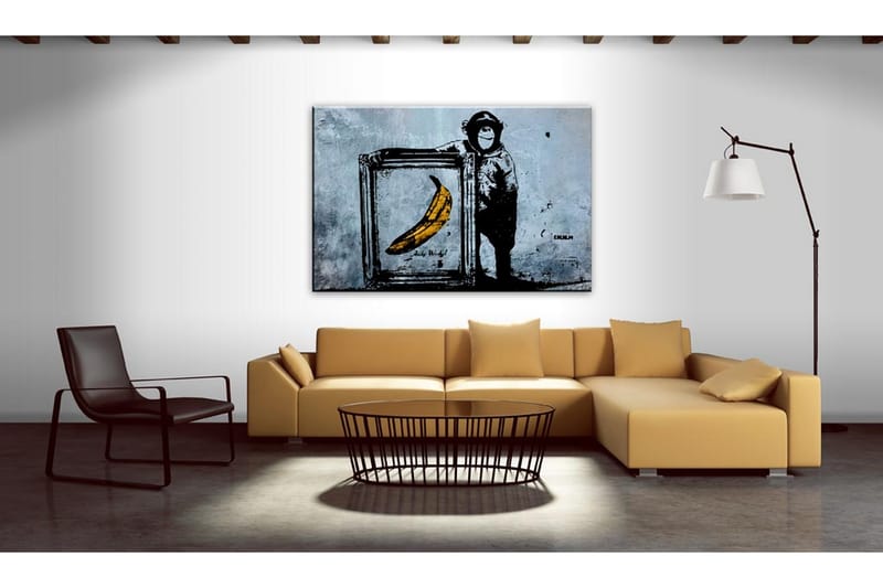 Tavla Inspired by Banksy 120x80 - Artgeist sp. z o. o. - Inredning - Tavlor & konst - Canvastavlor