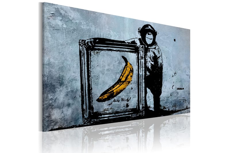 Tavla Inspired By Banksy 90x60, Artgeist sp. z o. o.
