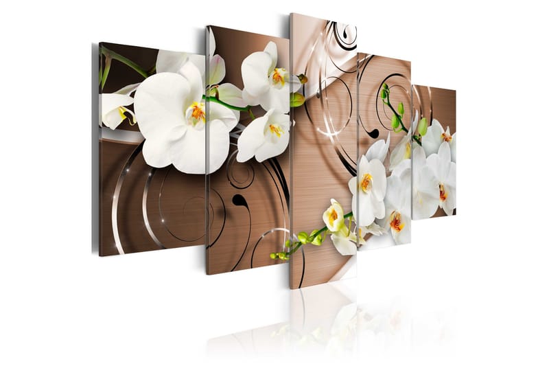 Tavla Ivory Orchids 200x100, Artgeist sp. z o. o.