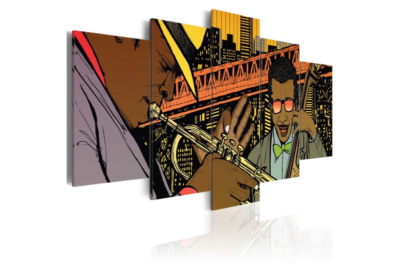 Tavla Jazz In Comic 200x100, Artgeist sp. z o. o.