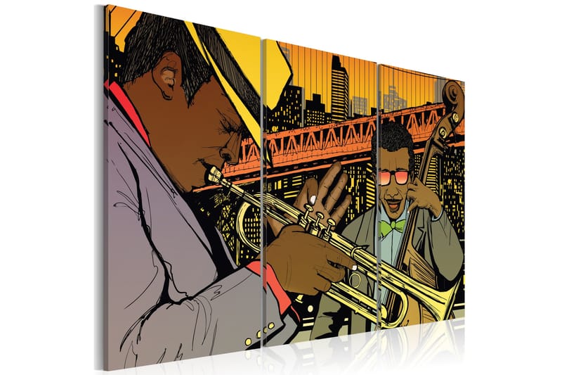 Tavla Jazz musician 90x60, Artgeist sp. z o. o.