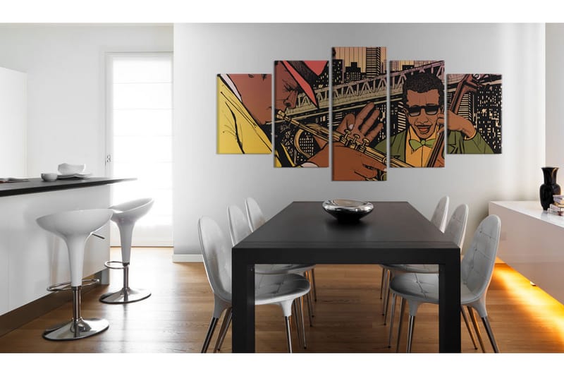Tavla Jazzy Nyc 100x50 - Artgeist sp. z o. o. - Inredning - Tavlor & konst - Canvastavlor