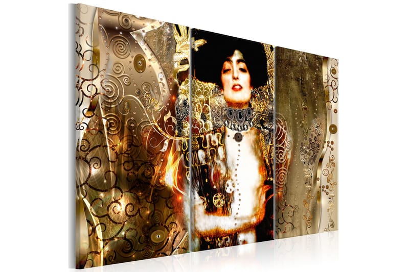 Tavla Judith 3 Parts Green 120x80 - Artgeist sp. z o. o. - Inredning - Tavlor & konst - Canvastavlor