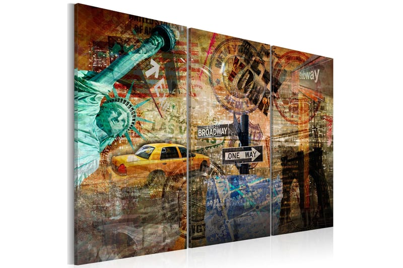 Tavla Kärnan i NYC 90x60 - Artgeist sp. z o. o. - Inredning - Tavlor & konst - Canvastavlor