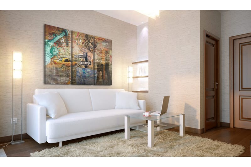 Tavla Kärnan i NYC 90x60 - Artgeist sp. z o. o. - Inredning - Tavlor & konst - Canvastavlor