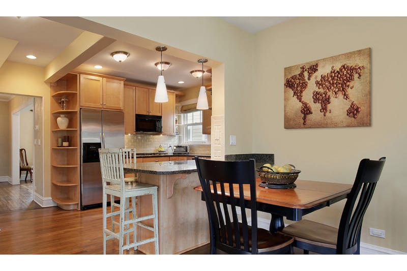 Tavla Kaffe Från Hela Världen 60x40 - Artgeist sp. z o. o. - Inredning - Tavlor & konst - Canvastavlor