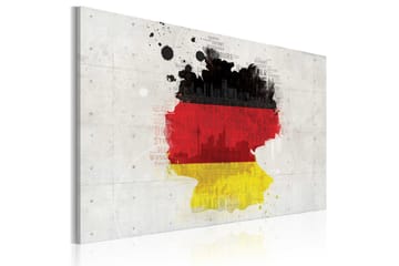 Tavla Karta över Tyskland 120x80