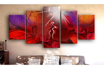 Tavla Kiss From Rose 100x50 - Artgeist sp. z o. o. - Inredning - Tavlor & konst - Canvastavlor