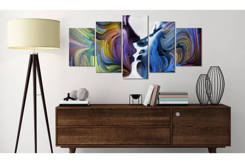 Tavla Kiss Of Colours 100x50 - Artgeist sp. z o. o. - Inredning - Tavlor & konst - Canvastavlor