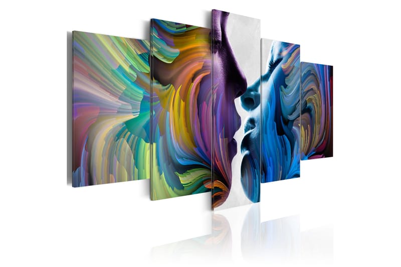 Tavla Kiss Of Colours 100x50 - Artgeist sp. z o. o. - Inredning - Tavlor & konst - Canvastavlor