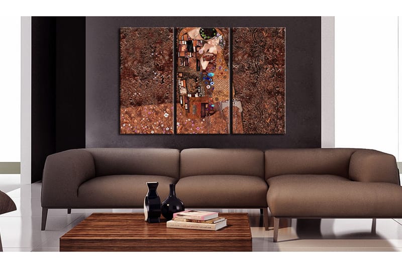 Tavla Klimt Inspiration The Color Of Love 120x80 - Artgeist sp. z o. o. - Inredning - Tavlor & konst - Canvastavlor