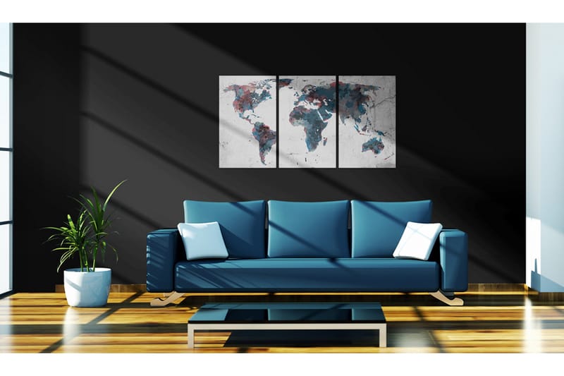 Tavla Kontinentaldrift 60x30 - Artgeist sp. z o. o. - Inredning - Tavlor & konst - Canvastavlor