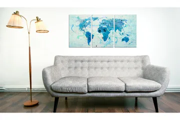 Tavla Kontinenter Som Oceaner 60x30 - Artgeist sp. z o. o. - Inredning - Tavlor & konst - Canvastavlor