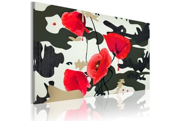 Tavla Krigsmålning 60x40