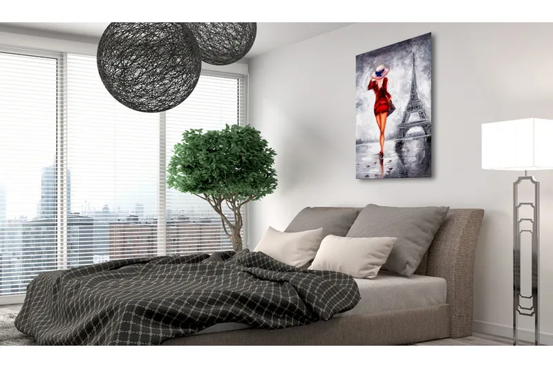 Tavla Lady in Paris 80x120, Artgeist sp. z o. o.