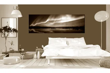 Tavla Lake In Sepia 120x40 - Artgeist sp. z o. o. - Inredning - Tavlor & konst - Canvastavlor
