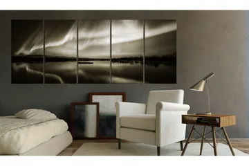Tavla Lake In Sepia 225x90 - Artgeist sp. z o. o. - Inredning - Tavlor & konst - Canvastavlor