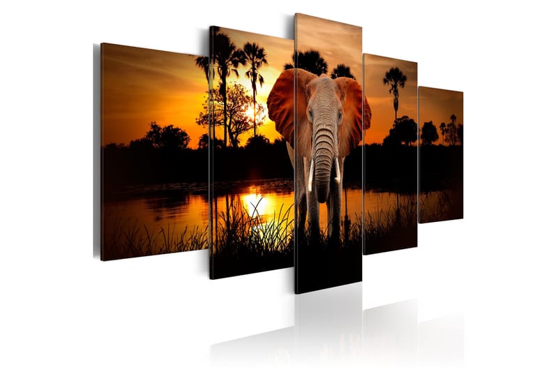 Tavla Lake of the Setting Sun 100x50 - Artgeist sp. z o. o. - Inredning - Tavlor & konst - Canvastavlor
