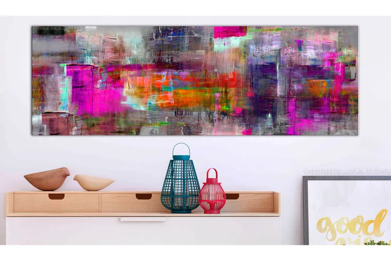 Tavla Land Of Colors 120x40 - Artgeist sp. z o. o. - Inredning - Tavlor & konst - Canvastavlor