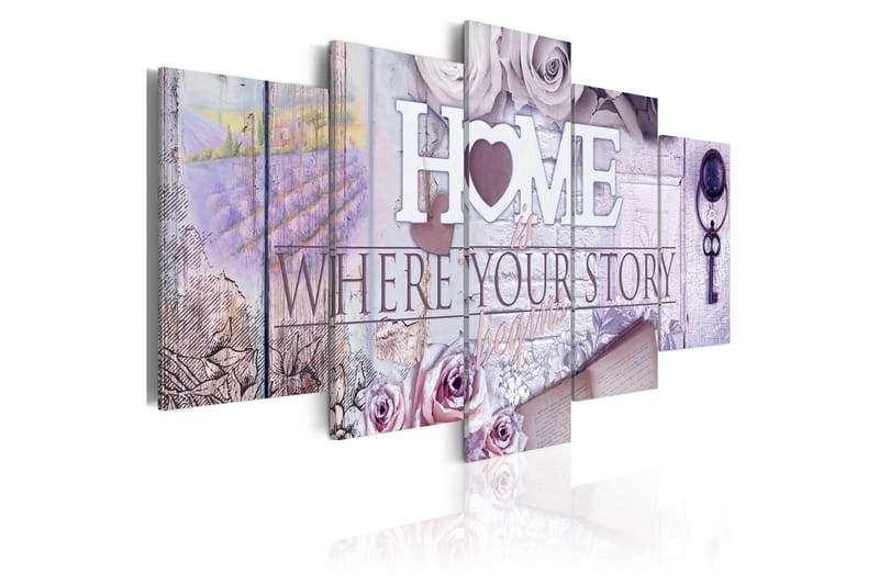 Tavla Lavender Dream 200x100 - Artgeist sp. z o. o. - Inredning - Tavlor & konst - Canvastavlor