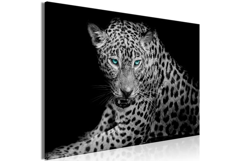 Tavla Leopard Portrait (1 Part) Wide 90x60 - Artgeist sp. z o. o. - Inredning - Tavlor & konst - Canvastavlor