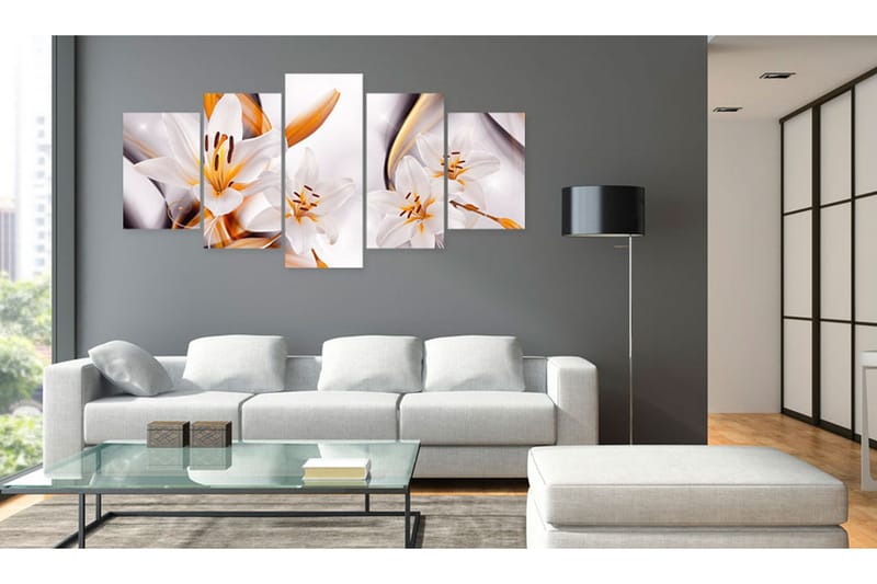 Tavla Lilium Regale 200x100 - Artgeist sp. z o. o. - Inredning - Tavlor & konst - Canvastavlor
