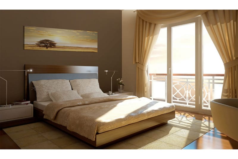 Tavla Lonely Tree On Savannah 120x40 - Artgeist sp. z o. o. - Inredning - Tavlor & konst - Canvastavlor