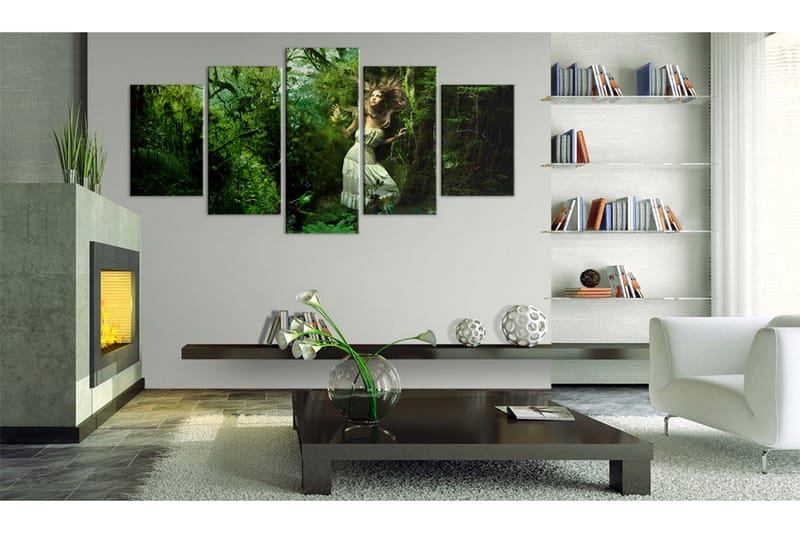 Tavla Lost In Greenery 200x100 - Artgeist sp. z o. o. - Inredning - Tavlor & konst - Canvastavlor