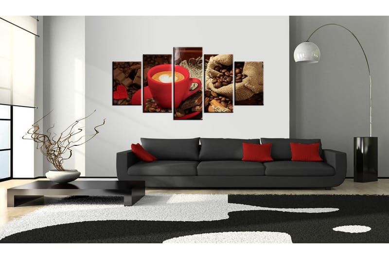 Tavla Love Espresso 100x50 - Artgeist sp. z o. o. - Inredning - Tavlor & konst - Canvastavlor