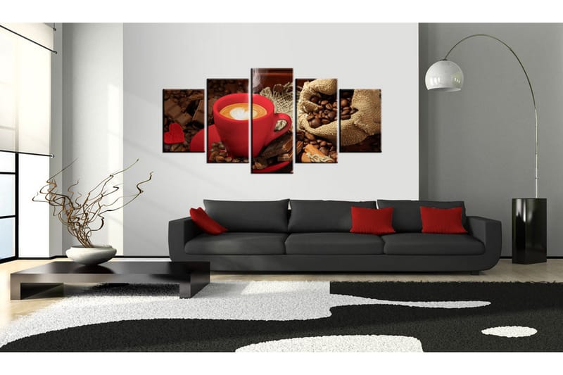 Tavla Love Espresso 100x50 - Artgeist sp. z o. o. - Inredning - Tavlor & konst - Canvastavlor